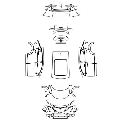Pre-Cut PPF Nissan Ariya (US) Evolve+ 2024 - PPF-Kits