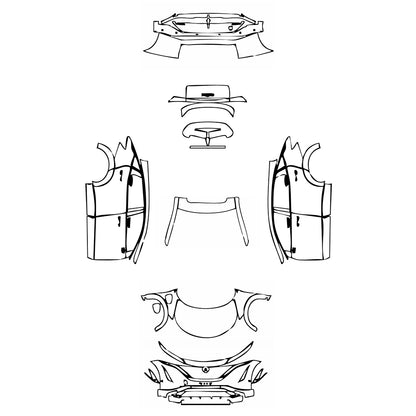 Pre-Cut PPF Nissan Ariya (US) Platinum+ 2023 - PPF-Kits