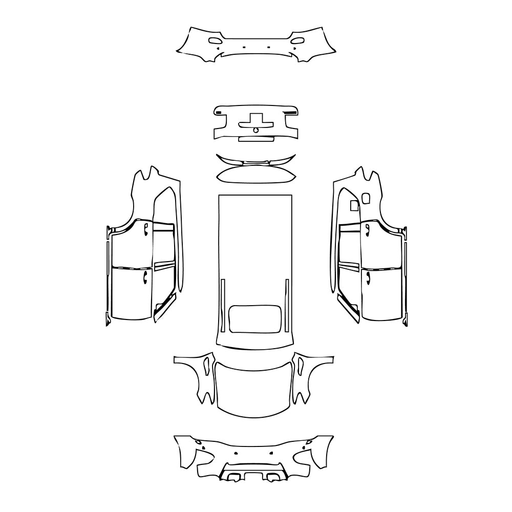 Pre-Cut PPF Nissan Armada (US) Base 2018 - PPF-Kits