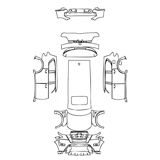 Pre-Cut PPF Nissan Armada (US) Midnight Edition 2023 - PPF-Kits