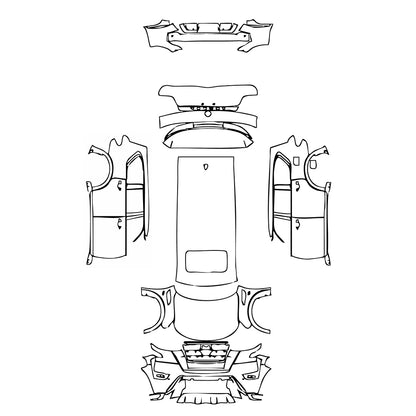 Pre-Cut PPF Nissan Armada (US) SL 2021 - PPF-Kits