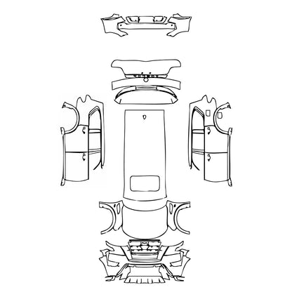 Pre-Cut PPF Nissan Armada (US) SV 2024 - PPF-Kits