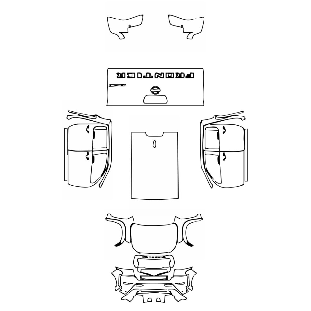 Pre-Cut PPF Nissan Frontier Crew Cab Pro-4X 2024 - PPF-Kits