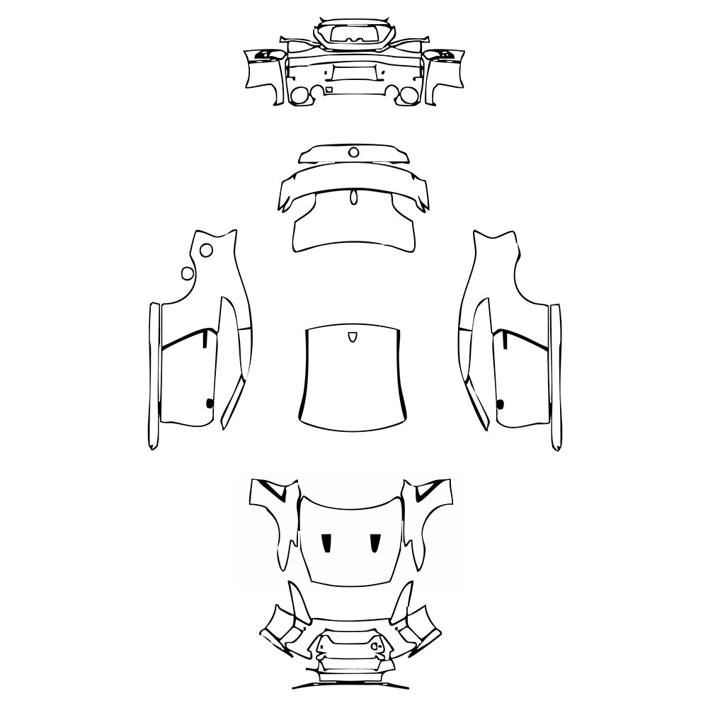 Pre-Cut PPF Nissan GT-R Base 2023 - PPF-Kits