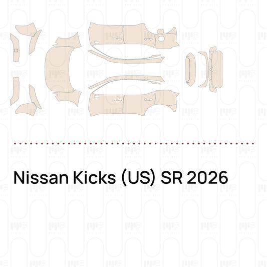 PPF prédécoupé Nissan Kicks (US) SR 2026