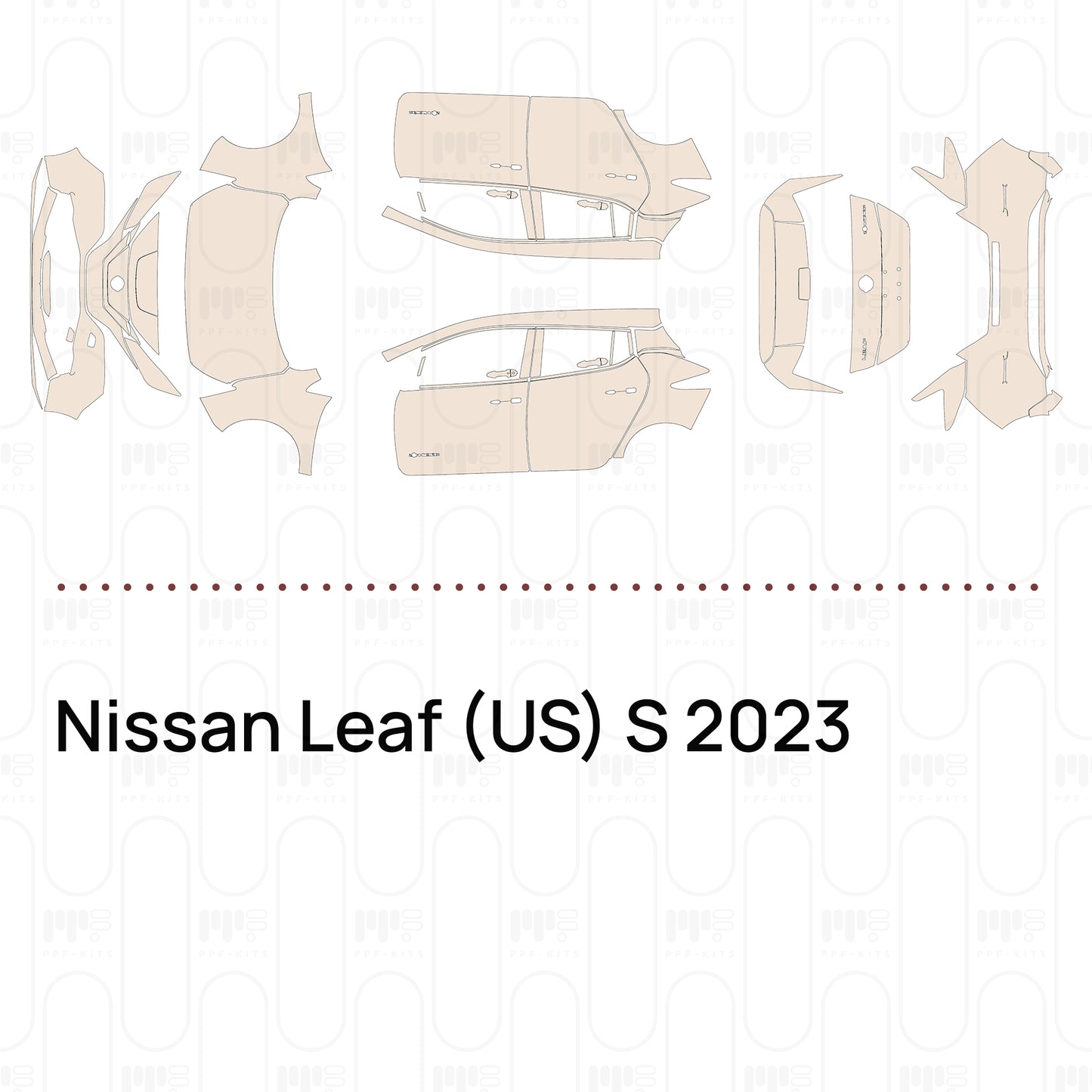 PPF prédécoupé Nissan Leaf (US) S 2023
