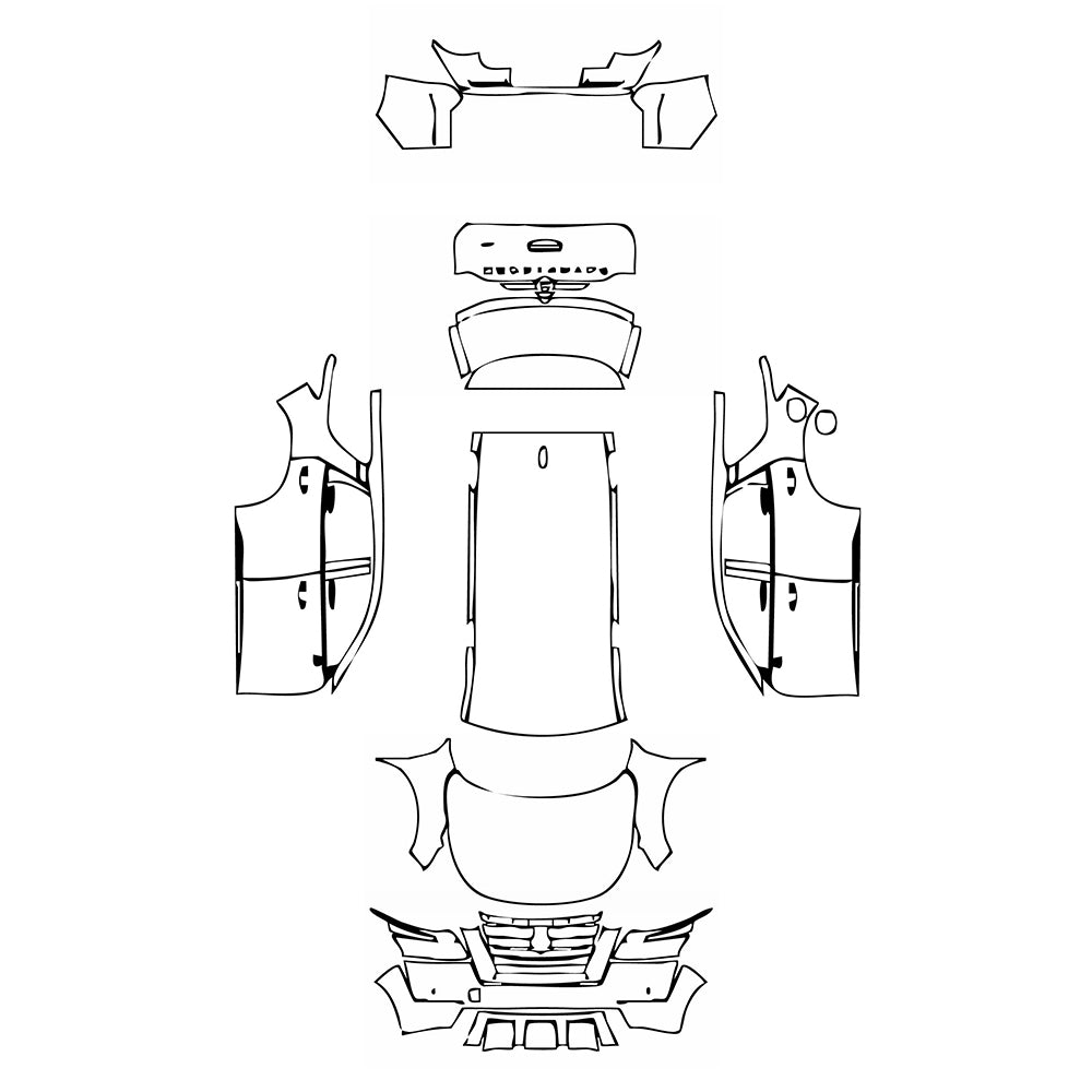 Pre-Cut PPF Nissan Pathfinder Platinum 2023 - PPF-Kits