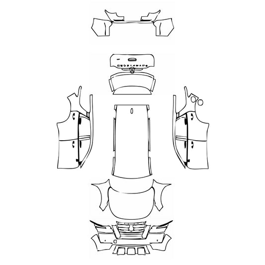 Pre-Cut PPF Nissan Pathfinder SV 2024 - PPF-Kits