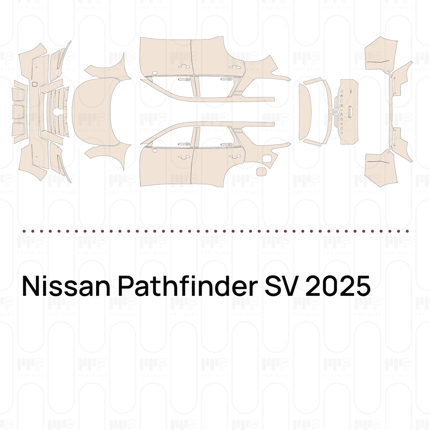PPF prédécoupé Nissan Pathfinder SV 2025