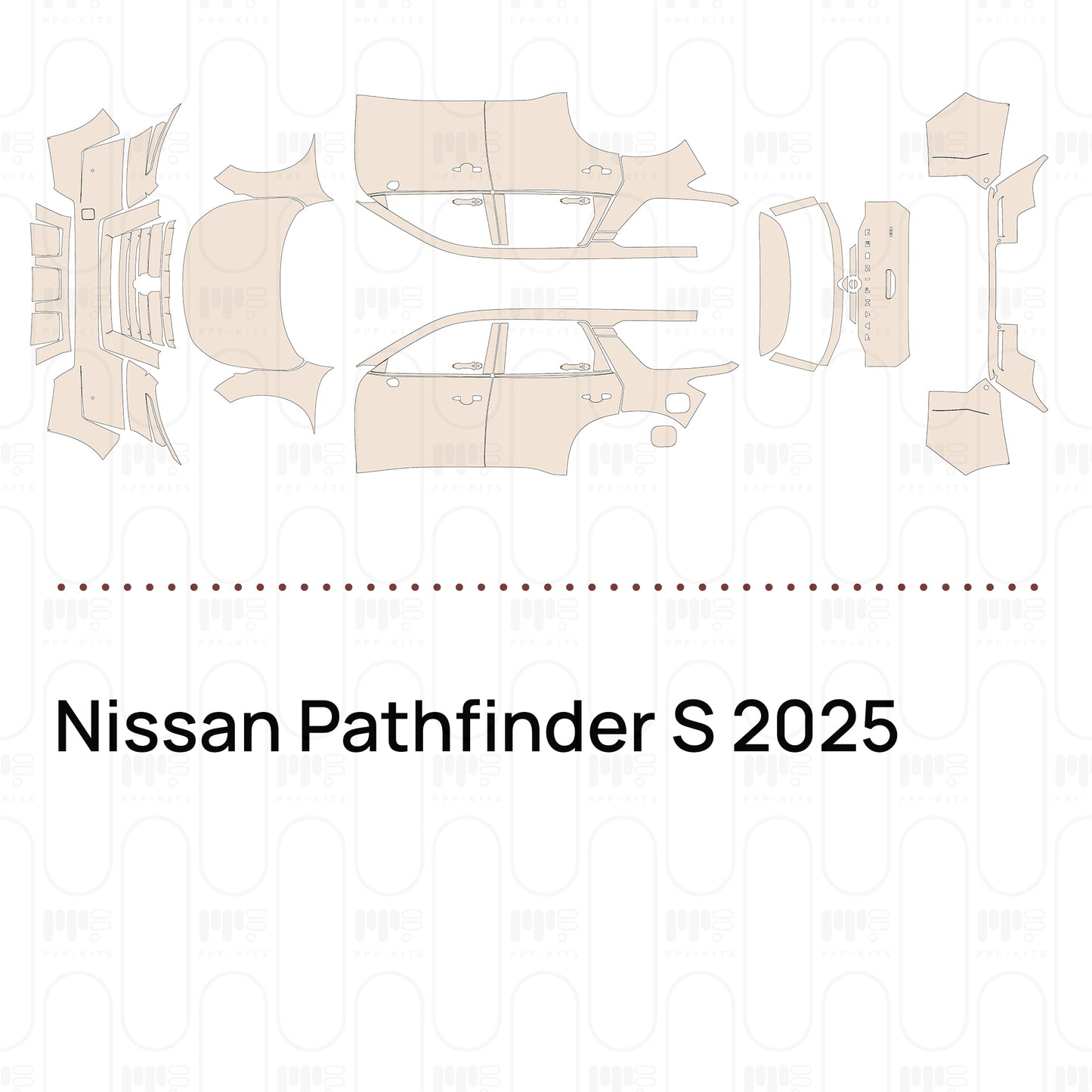 PPF prédécoupé Nissan Pathfinder S 2025