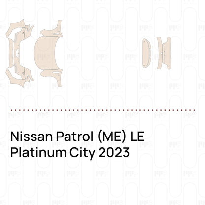 PPF prédécoupé Nissan Patrol (ME) LE Platinum City 2023