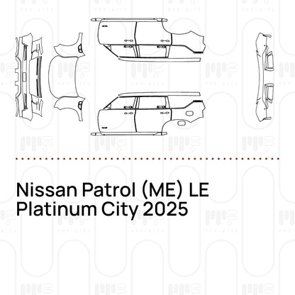 PPF prédécoupé Nissan Patrol (ME) LE Platinum City 2025