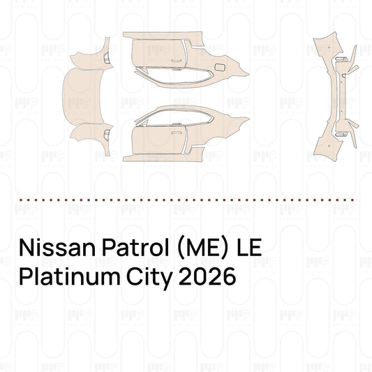 PPF prédécoupé Nissan Patrol (ME) LE Platinum City 2026