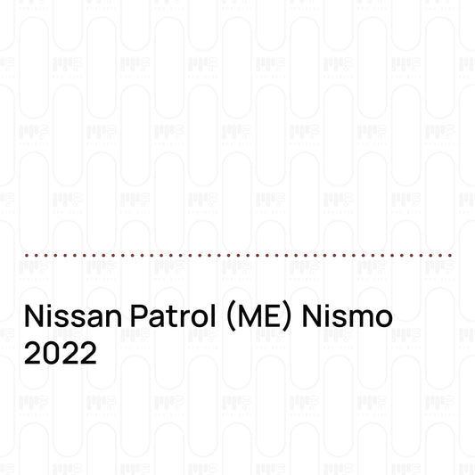 PPF prédécoupé Nissan Patrol (ME) Nismo 2022