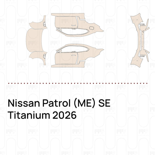 PPF prédécoupé Nissan Patrol (ME) SE Titanium 2026