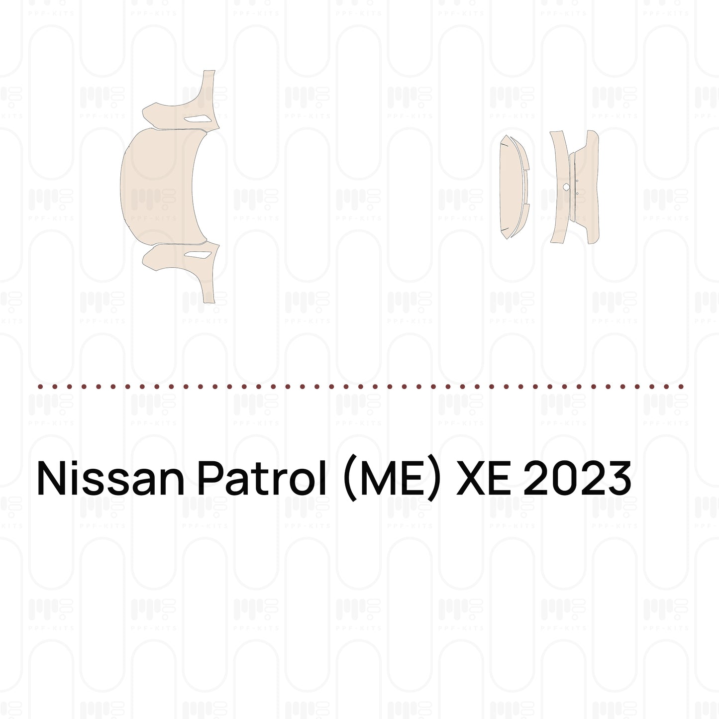 PPF prédécoupé Nissan Patrol (ME) XE 2023