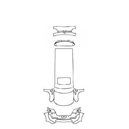 Pre-Cut PPF Nissan Patrol (ME） LE Titanium 2021 - PPF-Kits