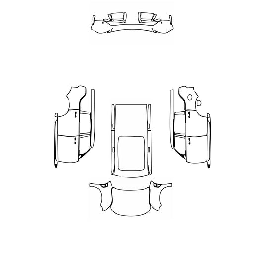 Pre-Cut PPF Nissan Patrol (ME） SE T2 2025 - PPF-Kits