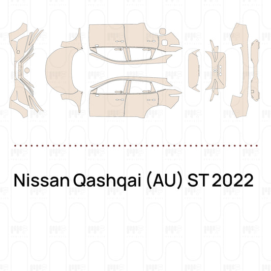 PPF prédécoupé Nissan Qashqai (AU) ST 2022
