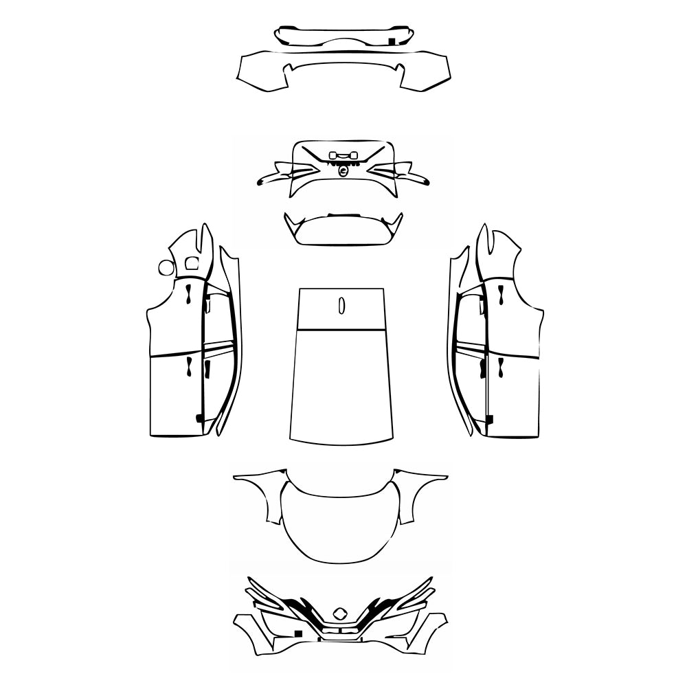 Pre-Cut PPF Nissan Qashqai (AU) ST+ 2023 - PPF-Kits