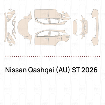 PPF prédécoupé Nissan Qashqai (AU) ST 2026