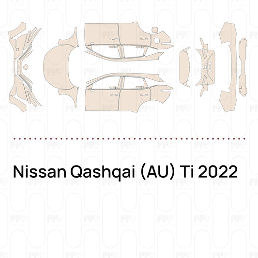 PPF prédécoupé Nissan Qashqai (AU) Ti 2022