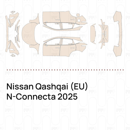 PPF prédécoupé Nissan Qashqai (EU) N-Connecta 2025
