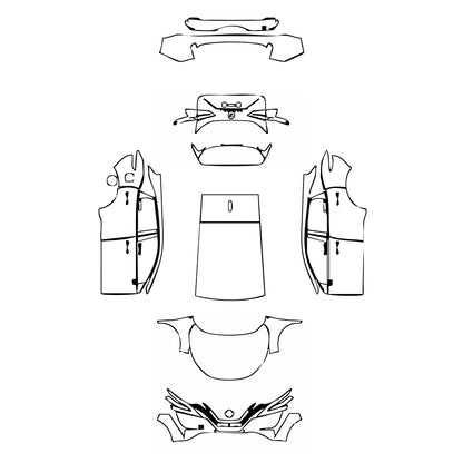 Pre-Cut PPF Nissan Qashqai (EU) Tekna+ 2024 - PPF-Kits