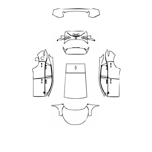 Pre-Cut PPF Nissan Qashqai (EU) Tekna+ 2025 - PPF-Kits