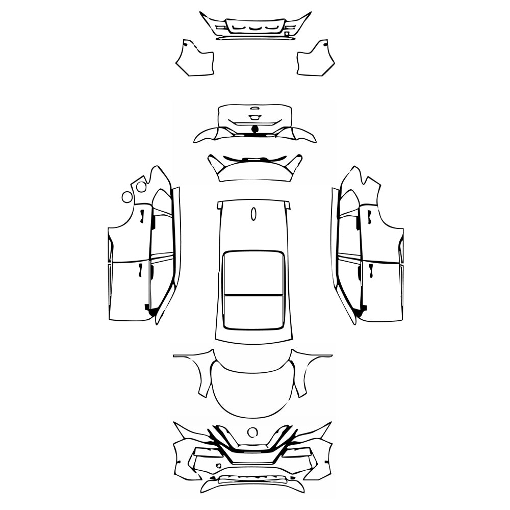 Pre-Cut PPF Nissan Rogue SL 2021 - PPF-Kits