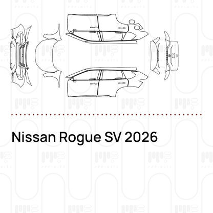 PPF prédécoupé Nissan Rogue SV 2026