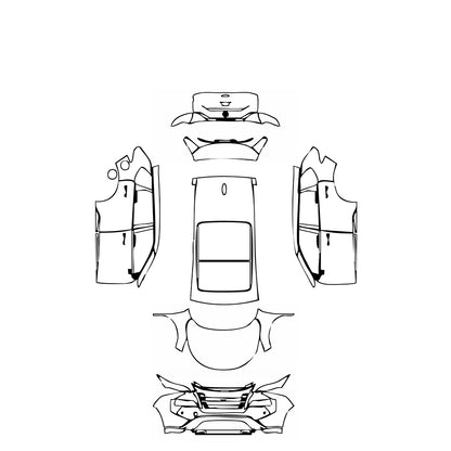 Pre-Cut PPF Nissan Rogue S 2024 - PPF-Kits