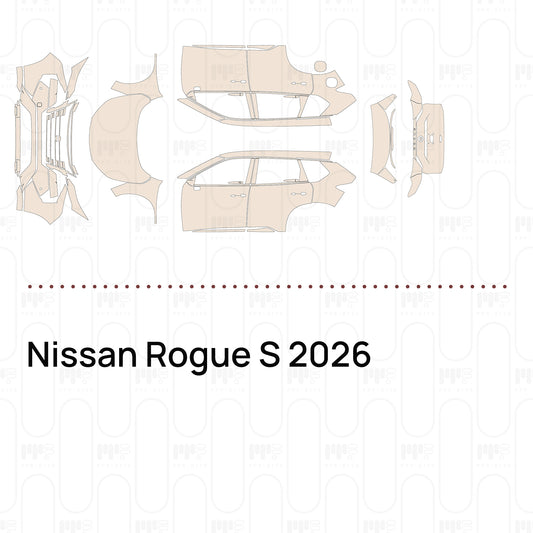 PPF prédécoupé Nissan Rogue S 2026