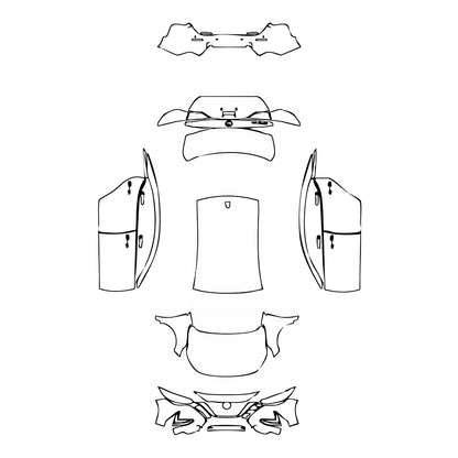Pre-Cut PPF Nissan Sentra (US) SR 2022 - PPF-Kits