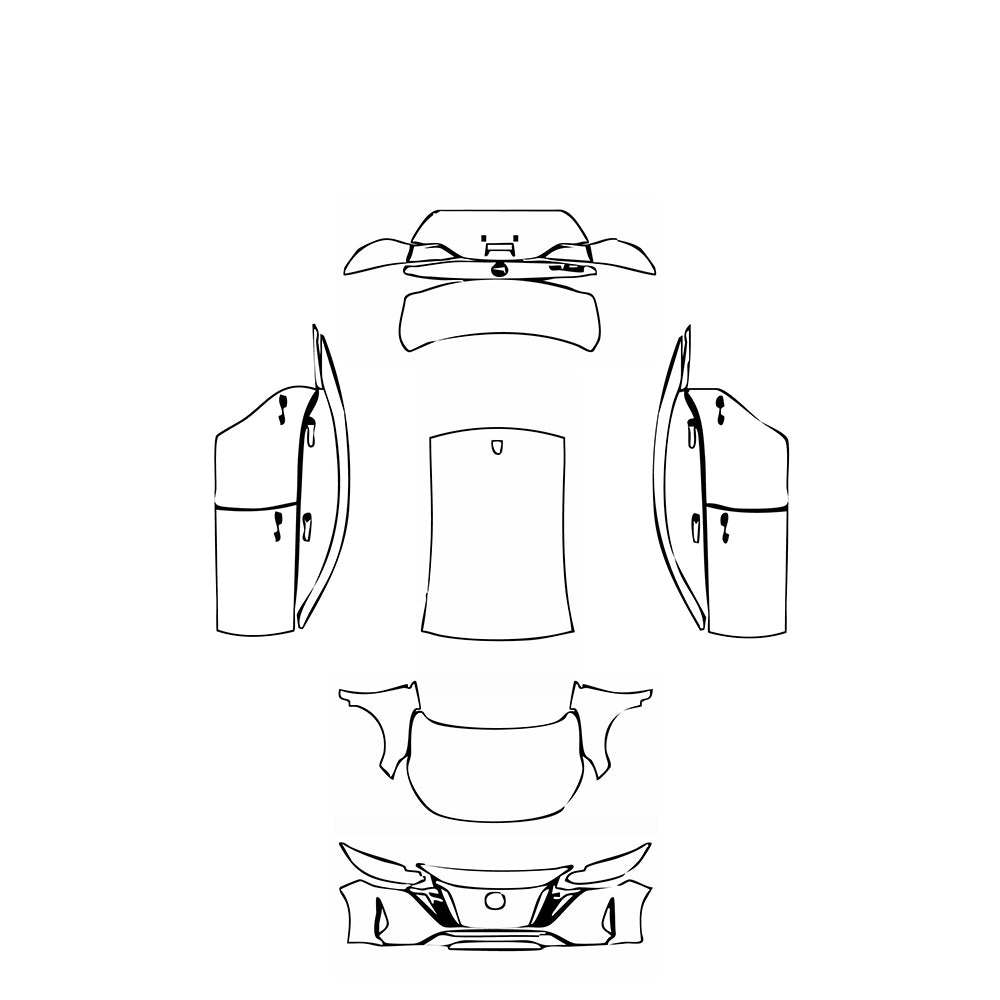 Pre-Cut PPF Nissan Sentra (US) SR 2024 - PPF-Kits