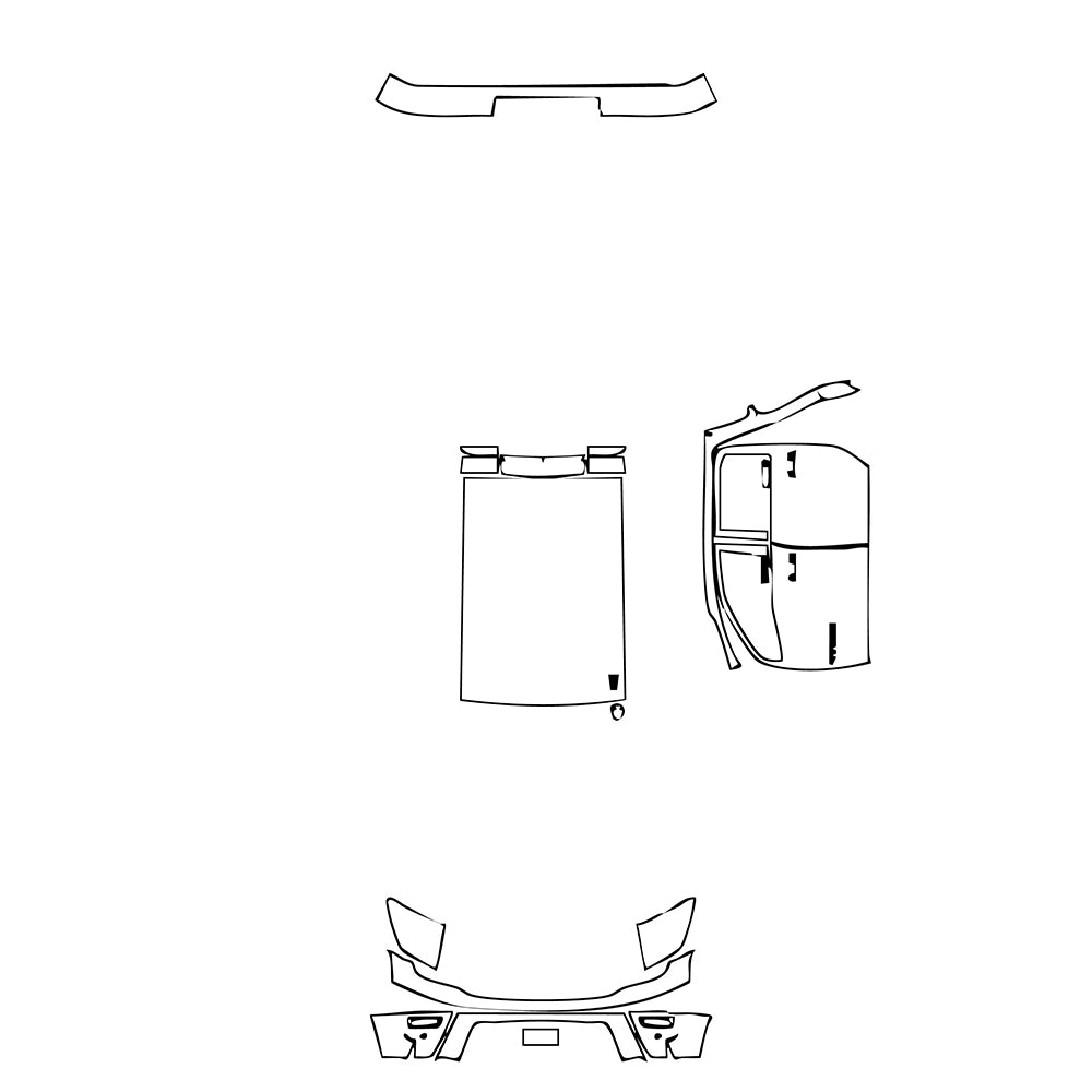 Pre-Cut PPF Nissan Titan Crew Cab S 2020 - PPF-Kits