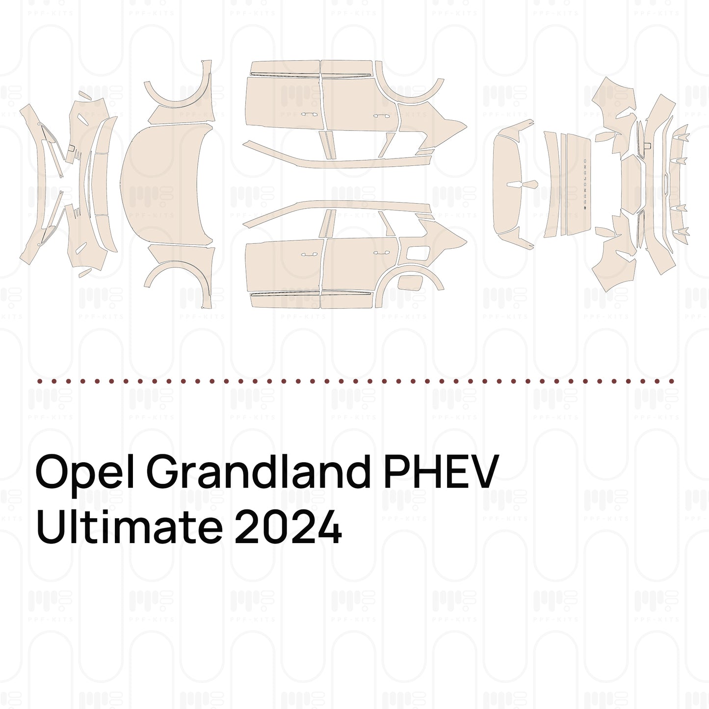 PPF prédécoupé Opel Grandland PHEV Ultimate 2024