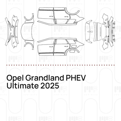 PPF prédécoupé Opel Grandland PHEV Ultimate 2025