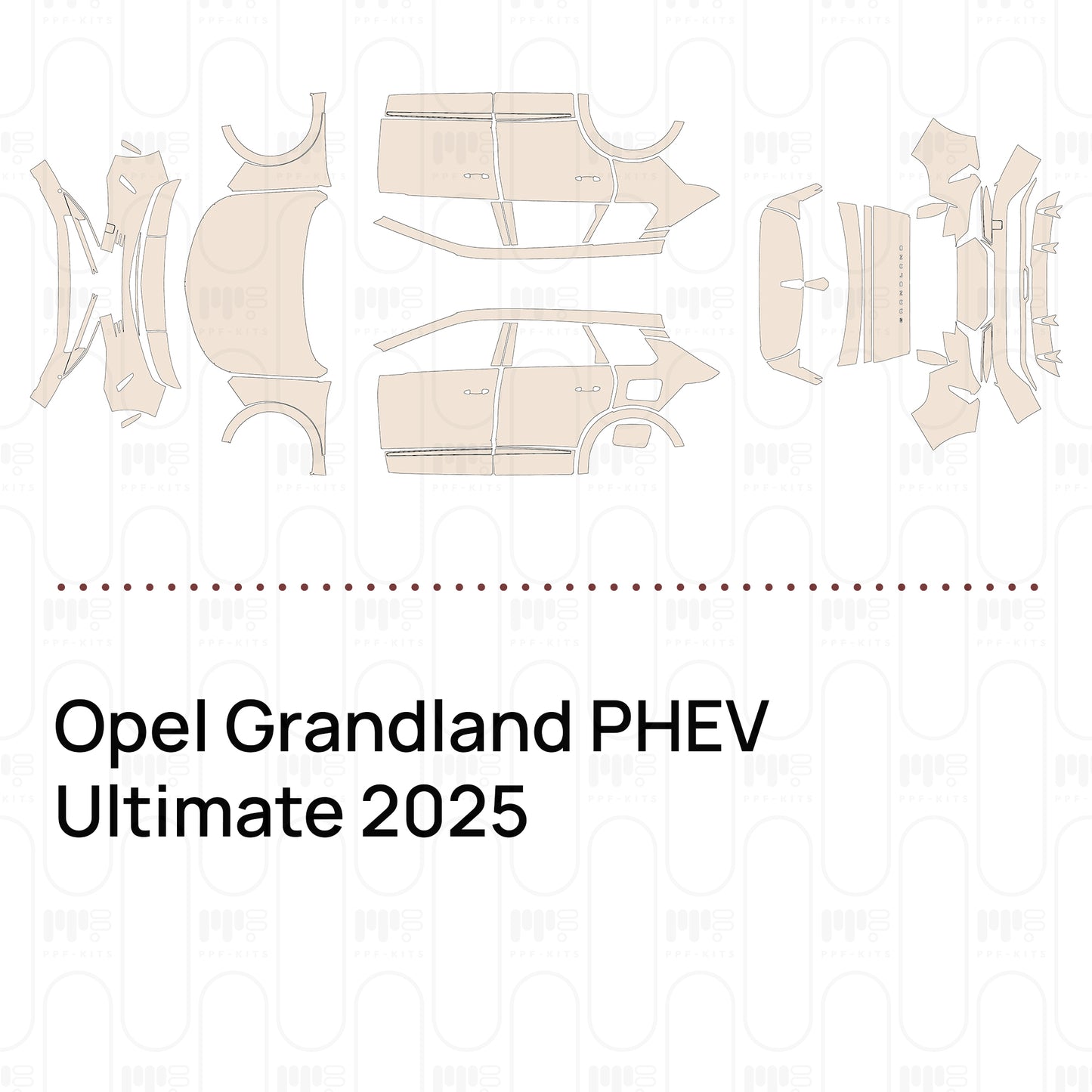 PPF prédécoupé Opel Grandland PHEV Ultimate 2025