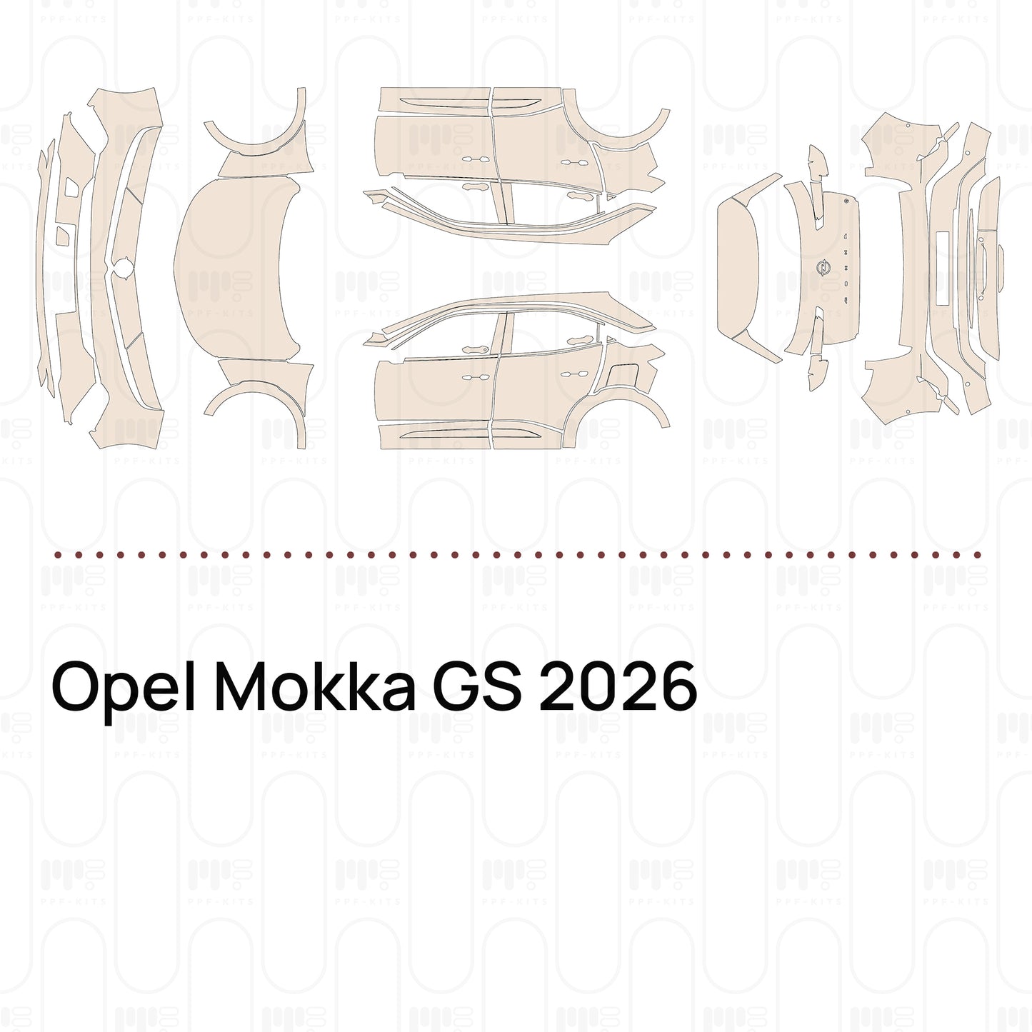 PPF prédécoupé Opel Mokka GS 2026
