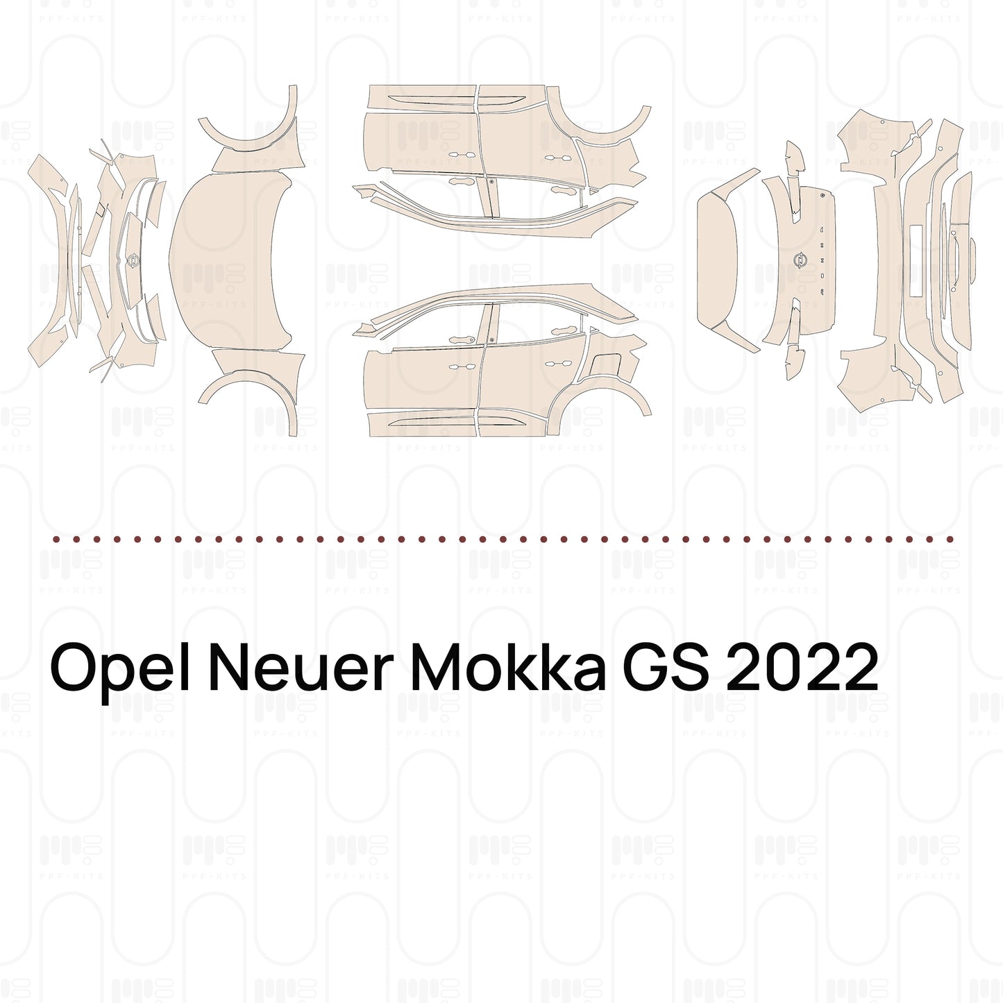 PPF prédécoupé Opel Neuer Mokka GS 2022