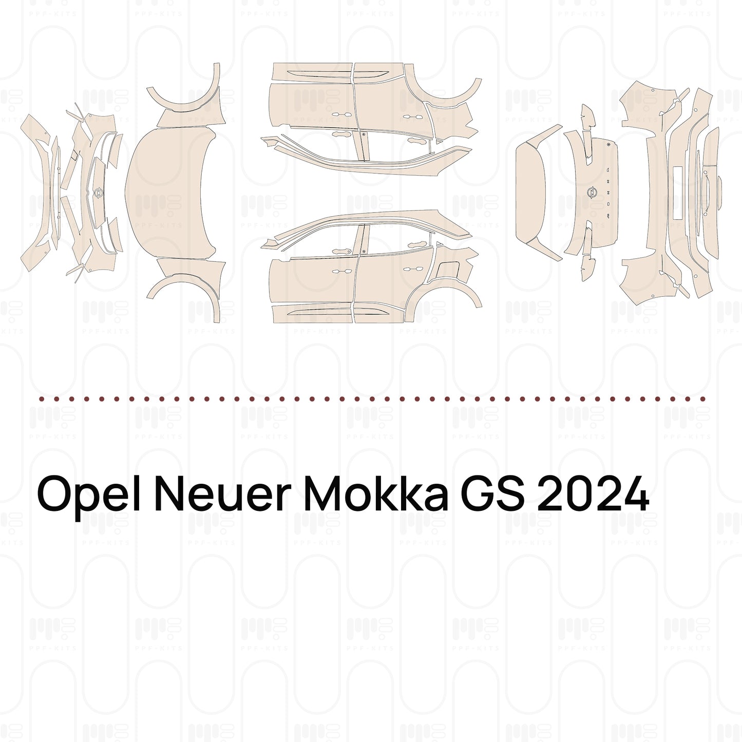 PPF prédécoupé Opel Neuer Mokka GS 2024