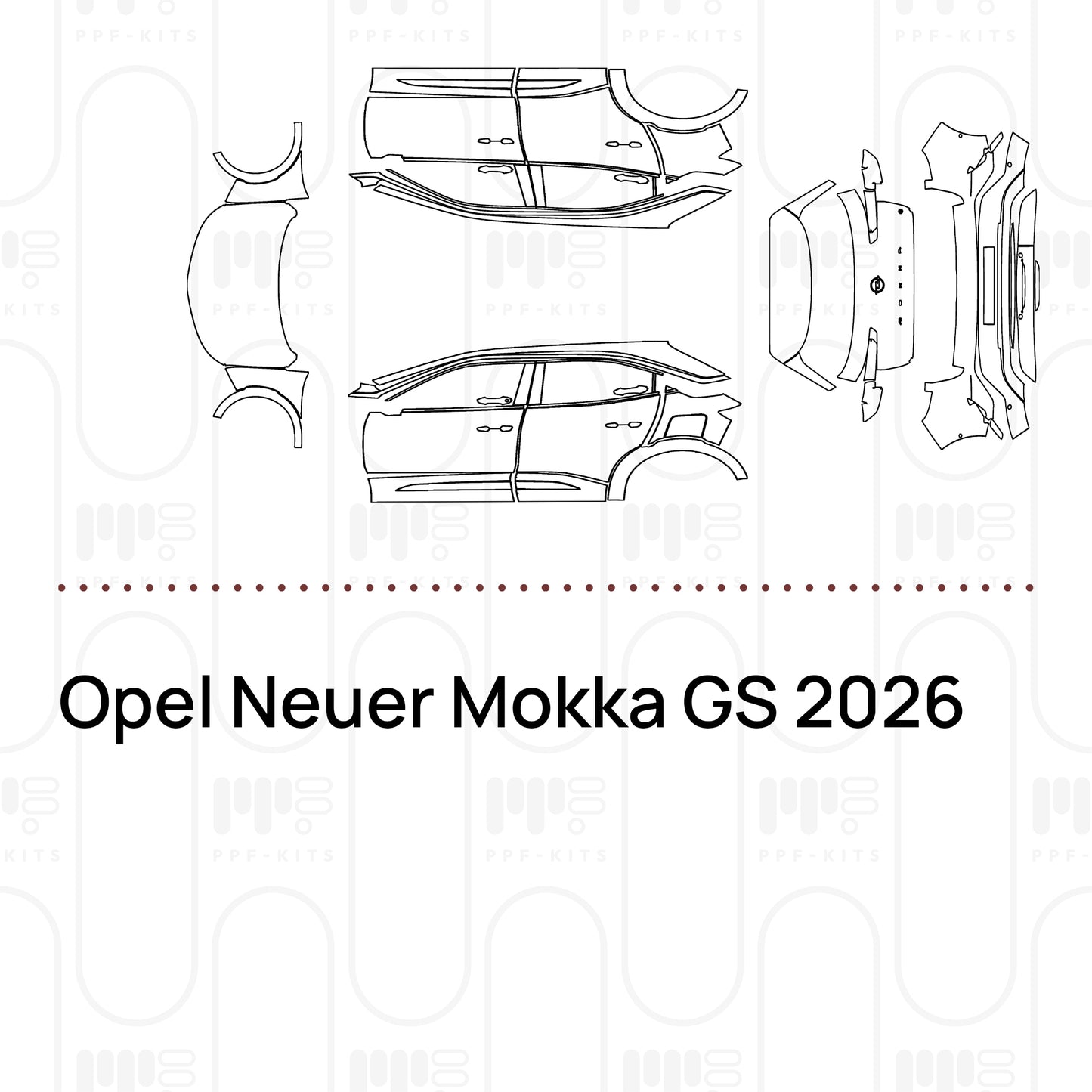 PPF prédécoupé Opel Neuer Mokka GS 2026