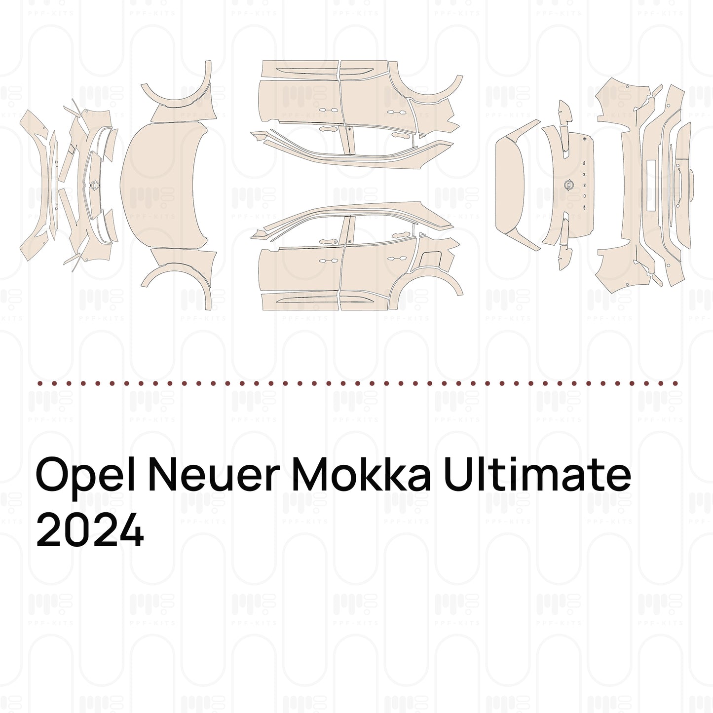 PPF prédécoupé Opel Neuer Mokka Ultimate 2024
