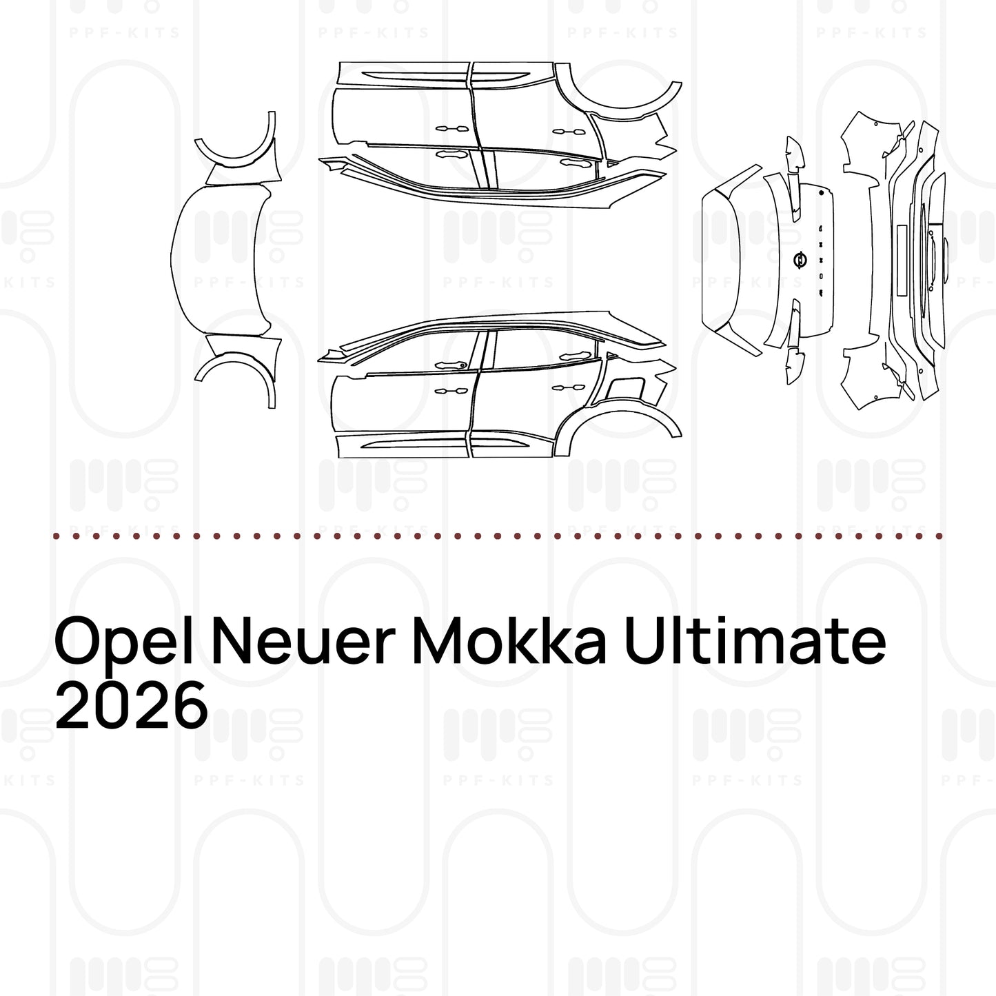 PPF prédécoupé Opel Neuer Mokka Ultimate 2026