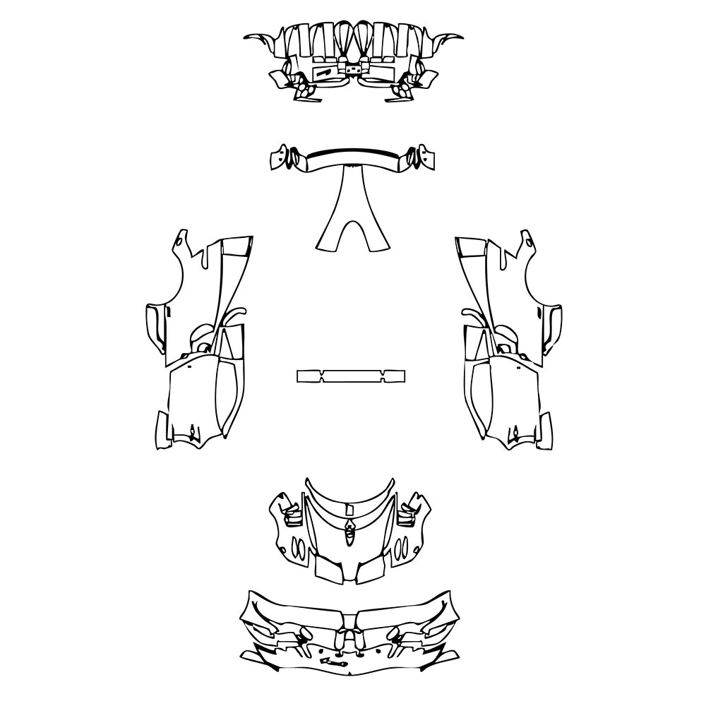 Pre-Cut PPF Pagani Huayra BC 2018 - PPF-Kits