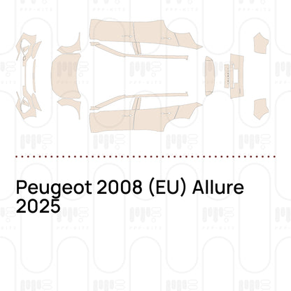 PPF prédécoupé Peugeot 2008 (EU) Allure 2025