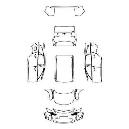 Pre-Cut PPF Peugeot 3008 (EU) Active 2023 - PPF-Kits