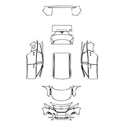 Pre-Cut PPF Peugeot 3008 (EU) GT Line Premium 2018 - PPF-Kits