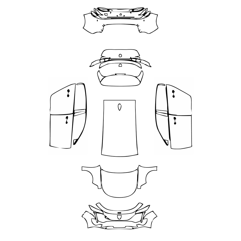 Pre-Cut PPF Peugeot 308 (EU) Active 2022 - PPF-Kits